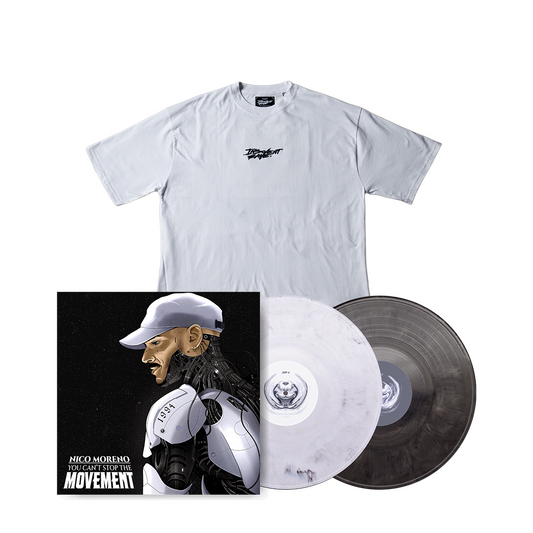 White T-shirt + Vinyl Bundle